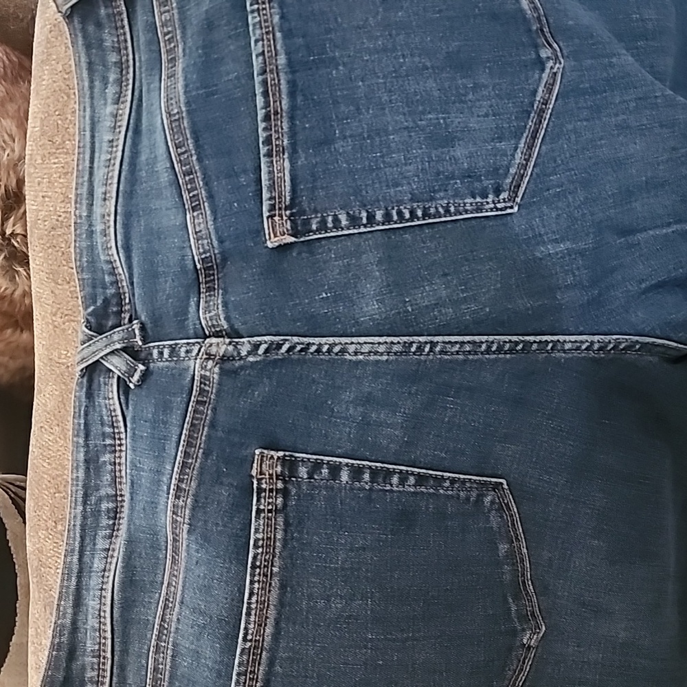 J Jill High Rise Straight Leg Denim Jeans, Size 14 - Picture 3 of 3